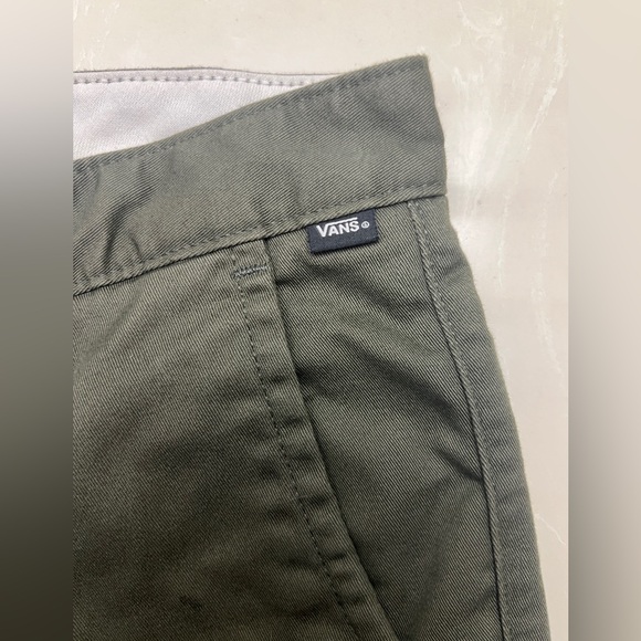 VANS The Authentic Chino Stretch Pants - dark green - size 29 - Picture 8 of 11